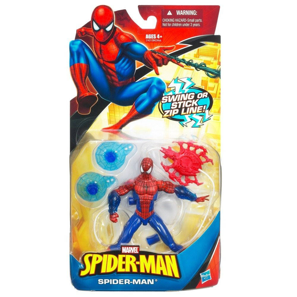 

Фигурка Hasbro Человек-Паук, свисающий с паутины 12 см - Spider-man, Swing or Stick