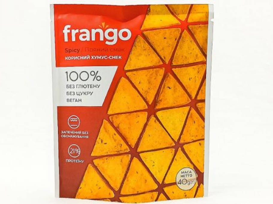 

Хумус снек пряный спайси 40г Frango