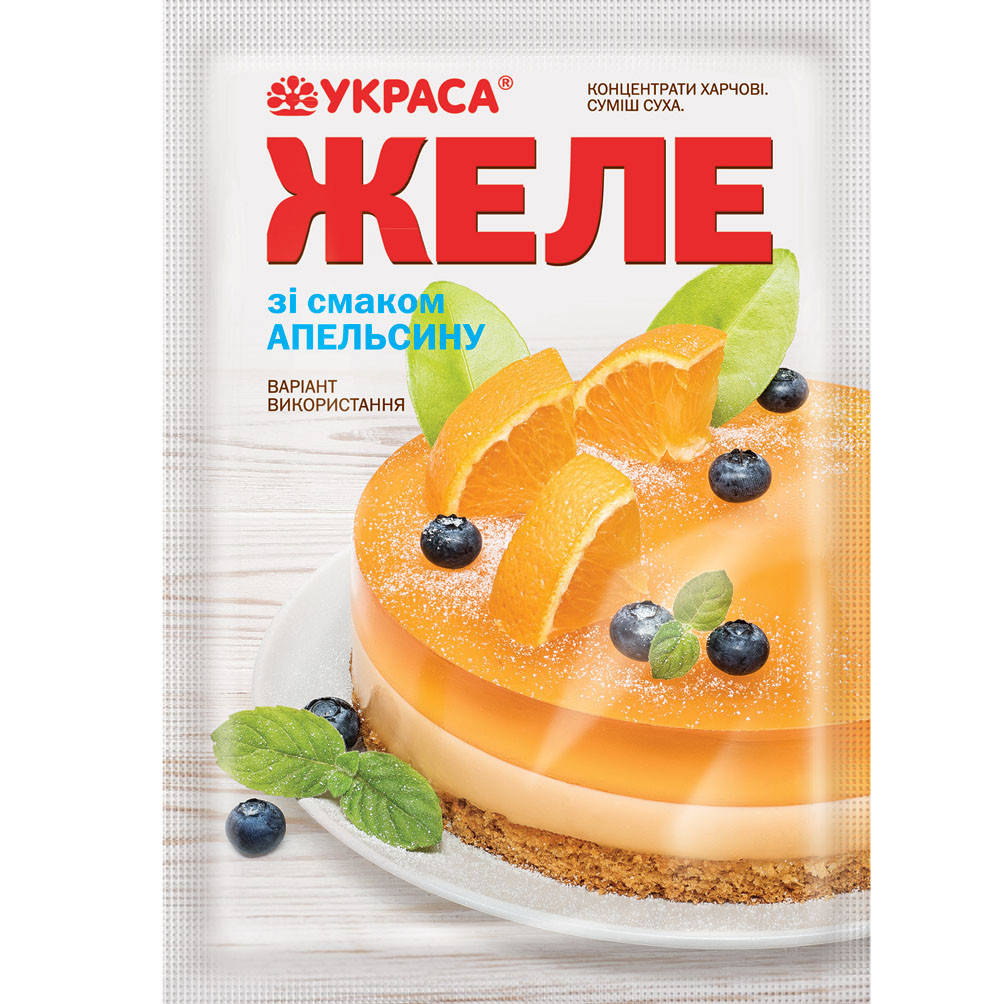 

Желе со вкусом апельсина (90 г)
