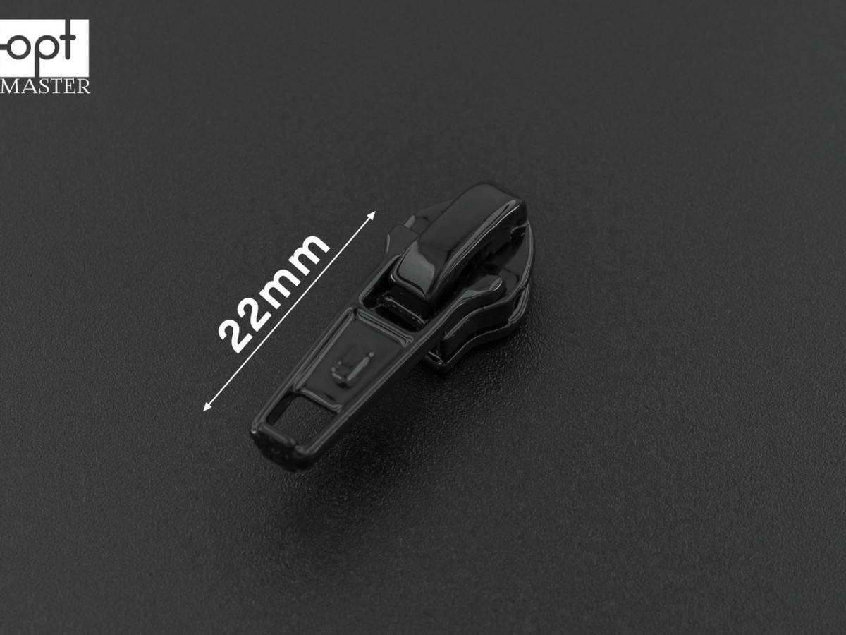 

Бегунок Барышевка (Украина) №5(Т6) на спиральную молнию с фиксатором, цв. черный