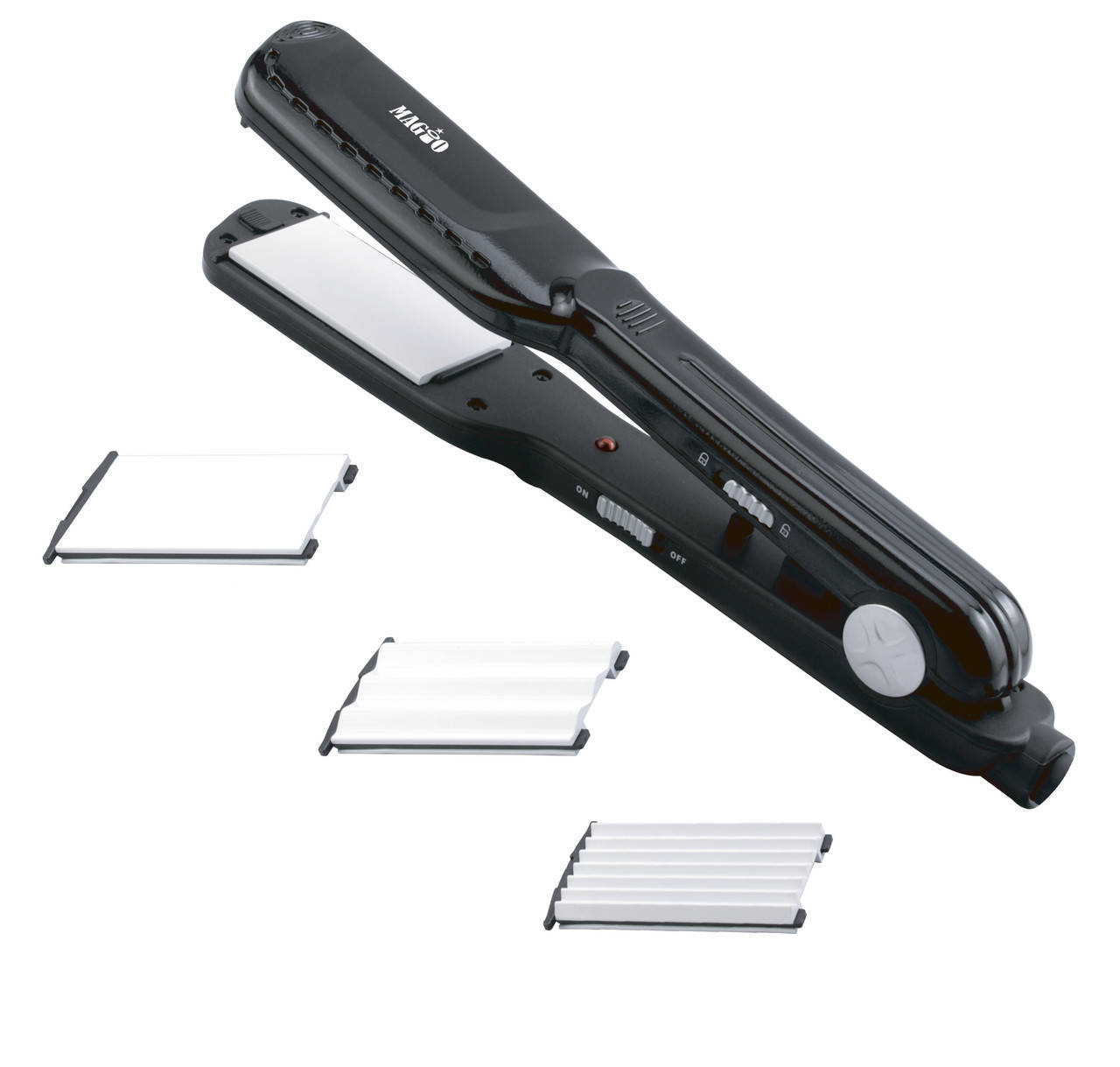 

Плойка-гофре для формирования объёма Magio MG-679 (MG-175-BL) (керамика)