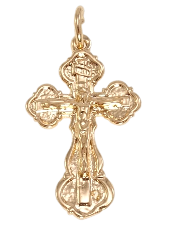 

Кулон Fallon Позолота 18К "Декоративный Крест с Распятием Спаси и Сохрани"