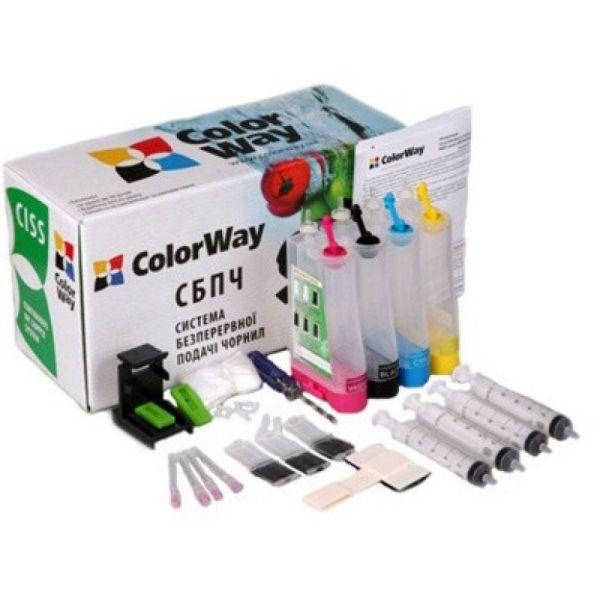 

СНПЧ ColorWay Canon MP230/235/240/250/260/270/280/490, iP2700, MX320/330/340/350/360/410/420, 4x100 г чернил