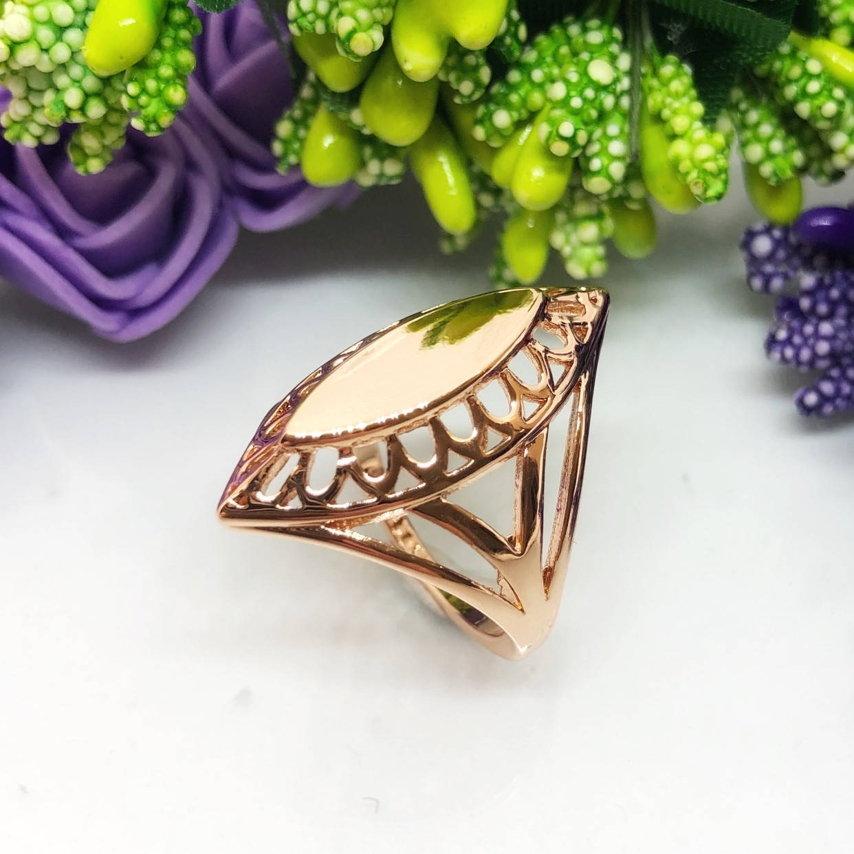 

Кольцо VR 1599, Размер кольца 17,5, позолота РО