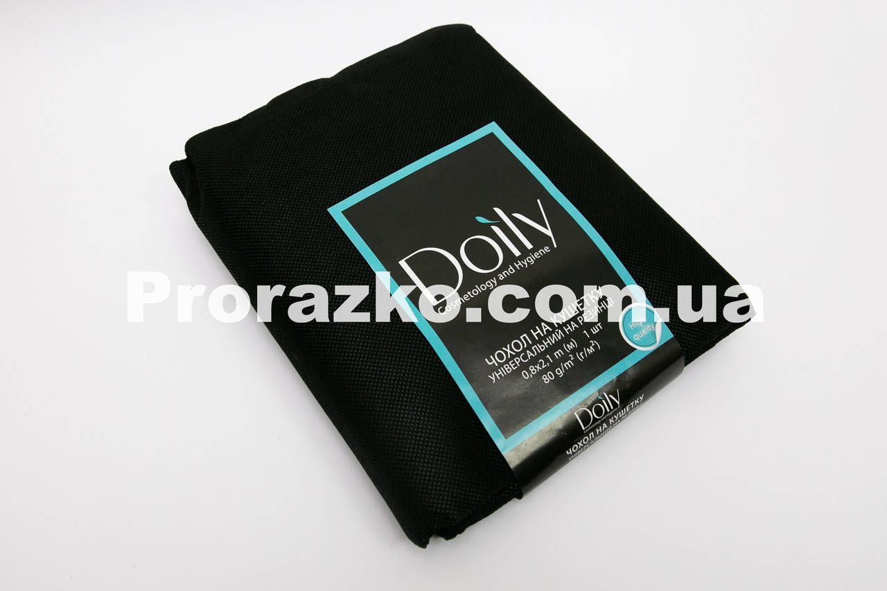 

Чехол на кушетку на резинке Doily 0,8x2,1м, (80г/м2),черный
