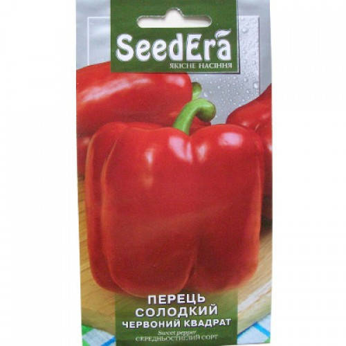 

Семена Перец сладкий Красный квадрат 0,2 грамма SeedEra
