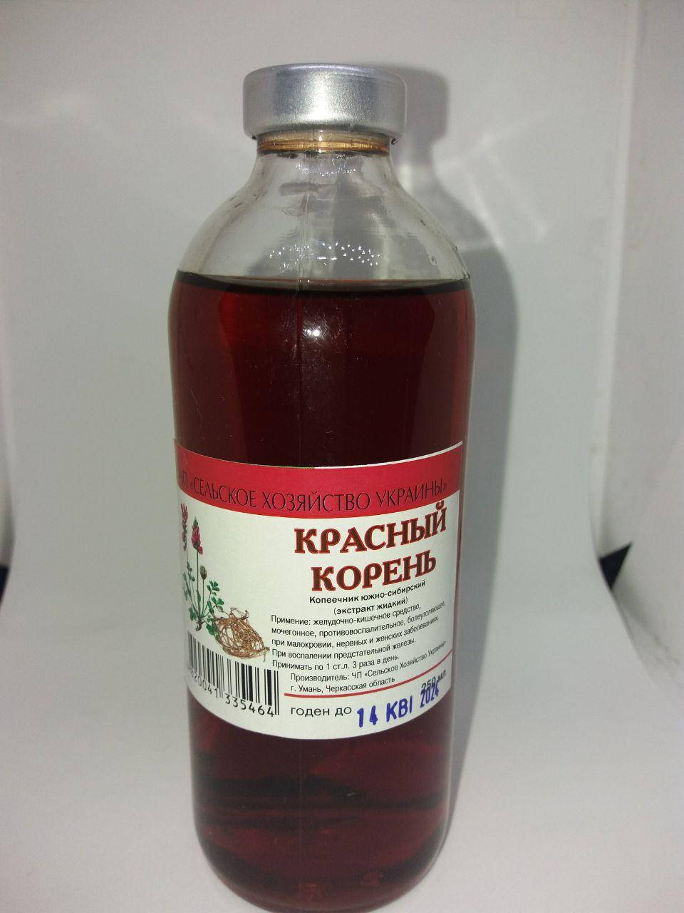 

Настойка Красный корень (250мл)
