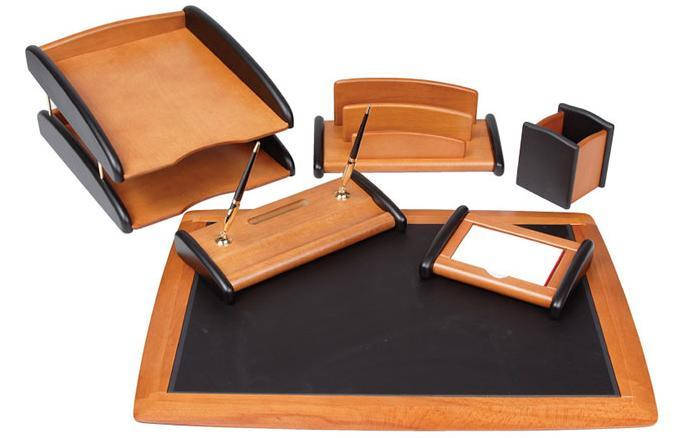 

Набор настольный канцелярский деревянный 6 предметов Good Sunrise 6M-1A, 473508