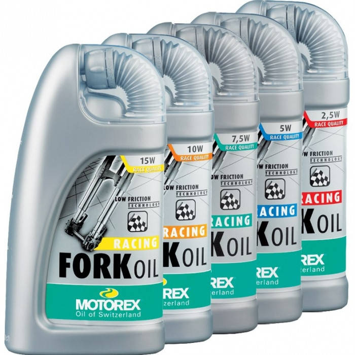 

Масло Motorex Fork Oil для вилок SAE 2,5W / 4W / 5W / 7.5W / 10W / 15W