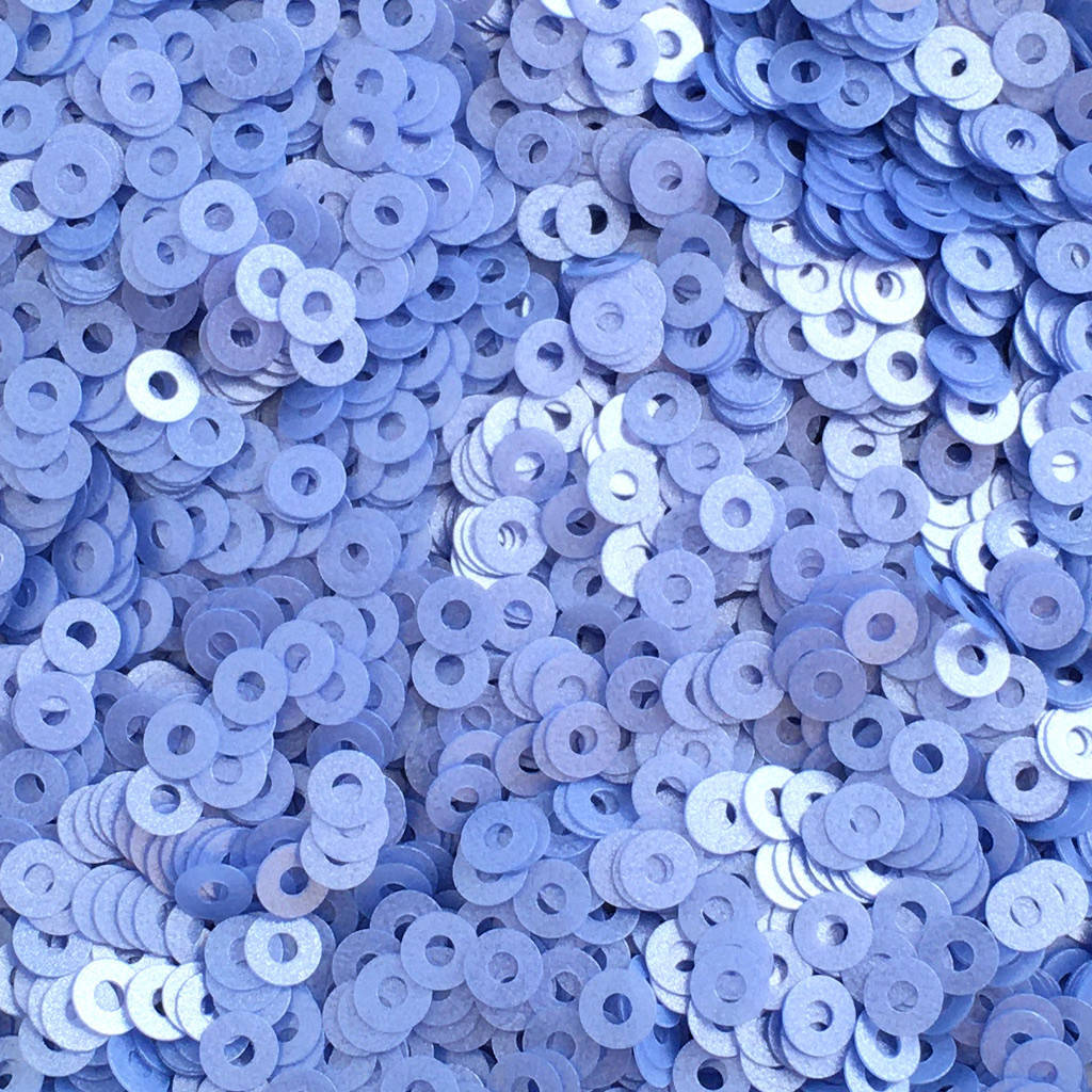 

Пайетки Турция 3 мм. Круглая плоская. Голубой (жемчужный). Упаковка 5 гр.