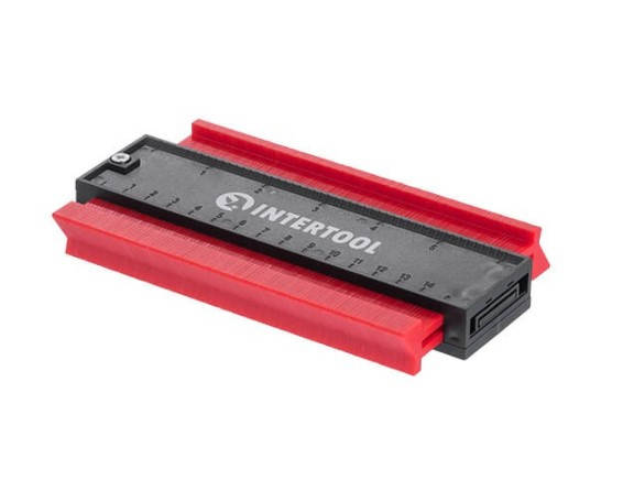 

Контурный шаблон универсальный 150мм, ABS, с фиксатором INTERTOOL MT-0015