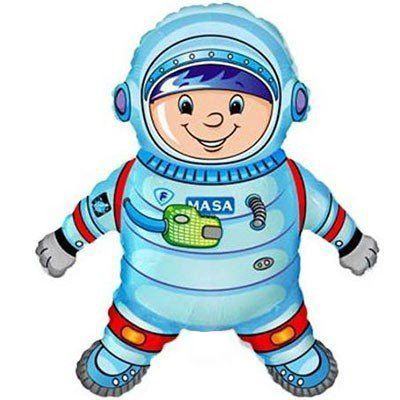 

Фольгированный шарик Flexmetal (100х80 см) Космонавт, Разные цвета