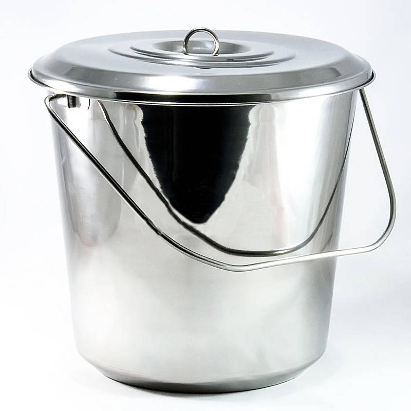 

Ведро Empire нержавеющее с крышкой 14 л. 0044