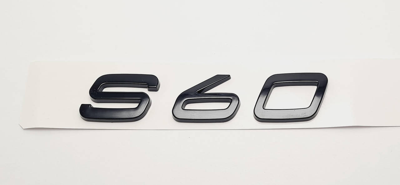 

Эмблема надпись багажника Volvo S60 чёрная