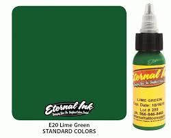 

Краска для тату Eternal Lime Green (Зеленый лайм) 30 мл