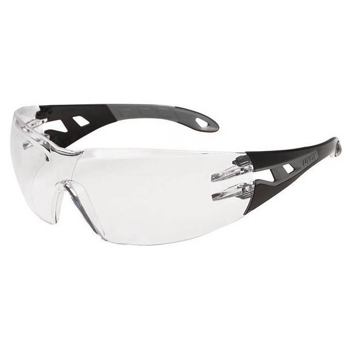 

Защитные очки Uvex Pheos (Увекс Феос), black/grey оправа. Германия