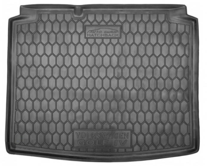 

Коврик багажника Volkswagen Golf 4 (хетчбэк) резиновый (AVTO-Gumm) автогум, Черный