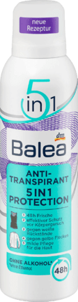 

Дезодорант Balea Antitranspirant 5in1 Protection