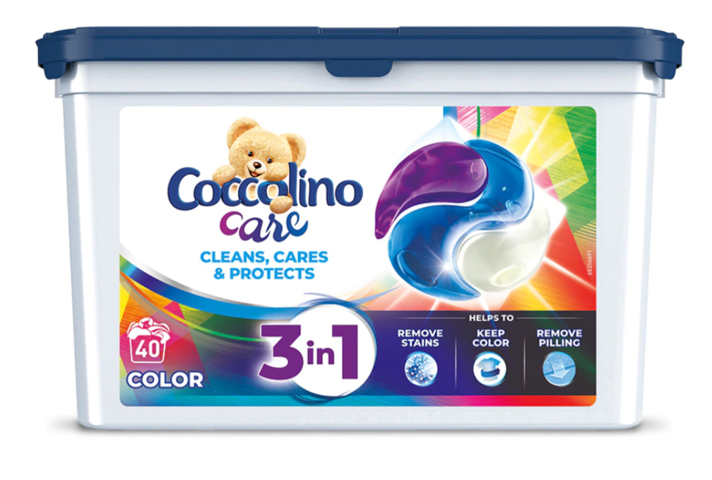 

Капсулы для стирки Coccolino Color для цветного белья 40 шт
