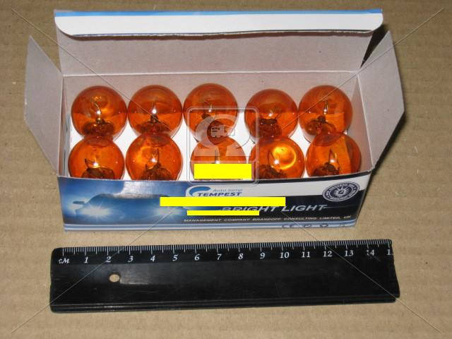 

Лампа указателей поворотов и стоп-сигналов оранж. BA15s Amber 12V P21W