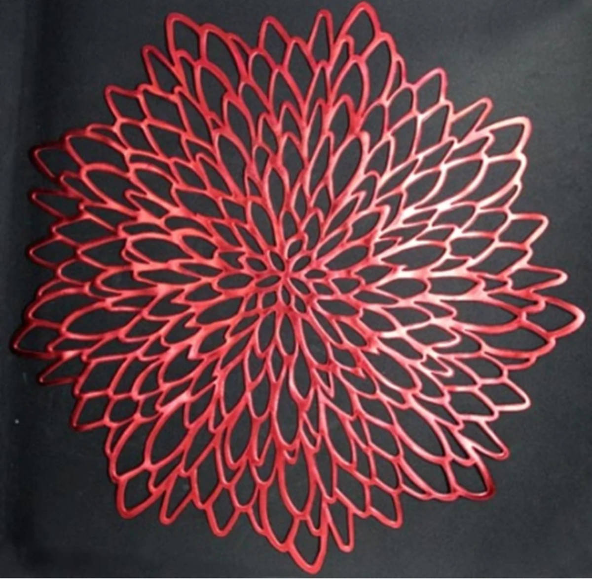 

Салфетка сервировочная OLens Цветок-прокси DL21012677-1 38 см красная, Красный