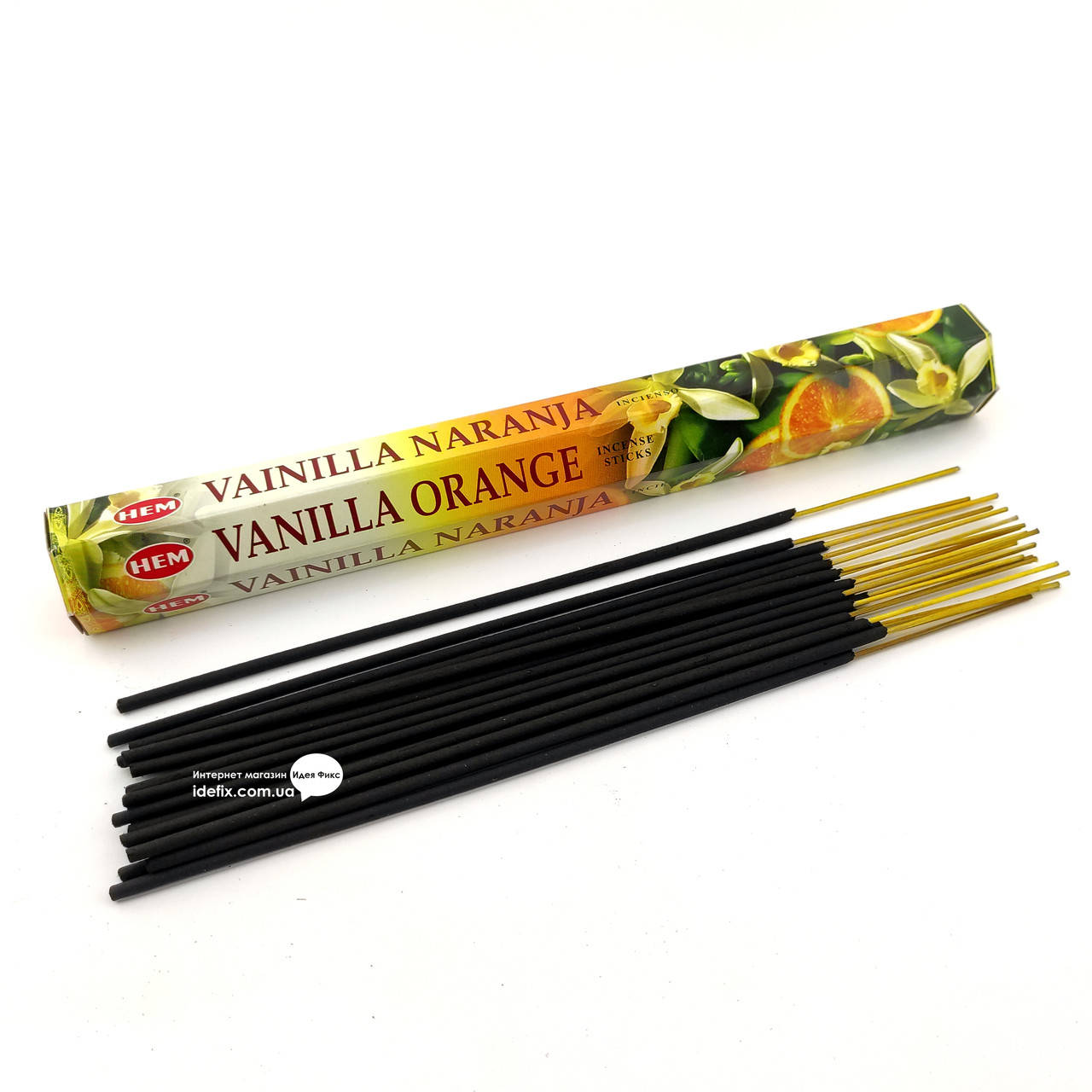 

Благовоние Vanilla Orange HEM 20шт/уп. Аромапалочки Ваниль Апельсин (27505)