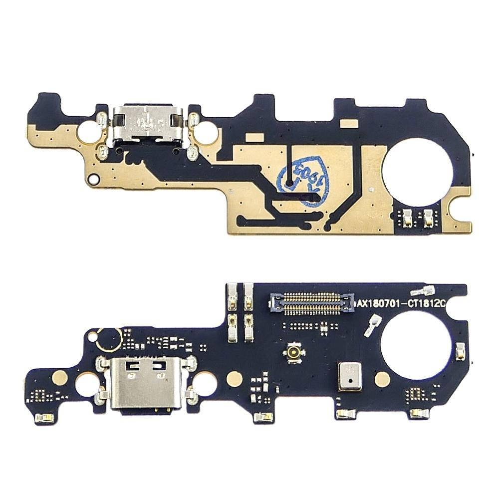 

Разъём зарядки для Xiaomi Mi Max 3 (USB Type-C) на плате с микрофоном и компонентами