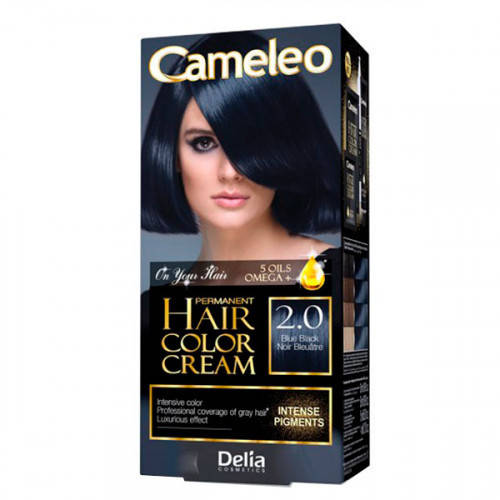 

CAMELEO Краска для волос OMEGA plus с маслом Арганы 2.0 Сине-черный