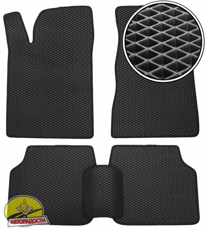 

Коврики в салон для Samand EL / LX '06-, EVA-полимерные, черные (Kinetic), Черный