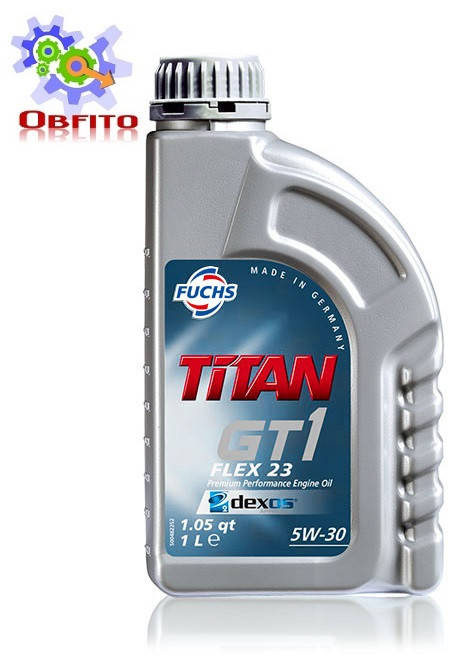 

Масло Fuchs TITAN GT 1 FLEX 23 SAE 5W-30 1л синтетическое