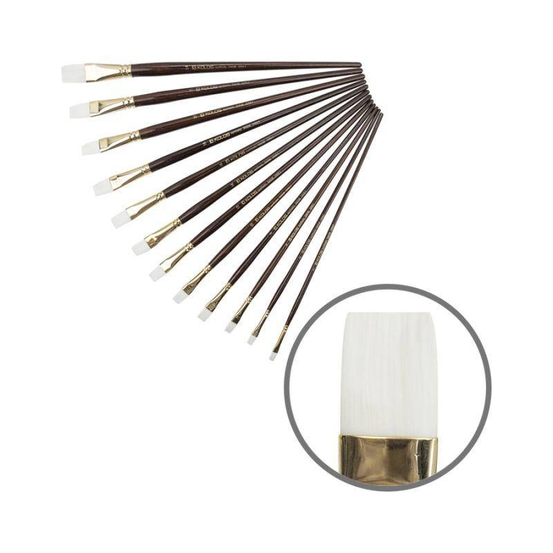 

Синтетика плоская, Snow 1098F, № 2, д.р. кисть KOLOS