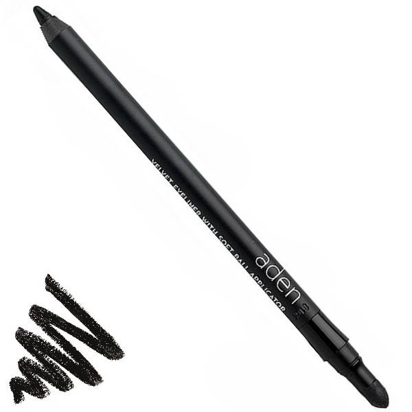 

Aden Smoky Eyes Velvet Карандаш Суперстойкий Бархатный "Чёрный"