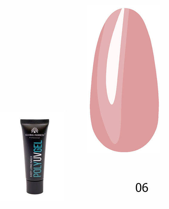 

Acryl gel (поли гель) Global Fashion №6, 30 мл (камуфляж)