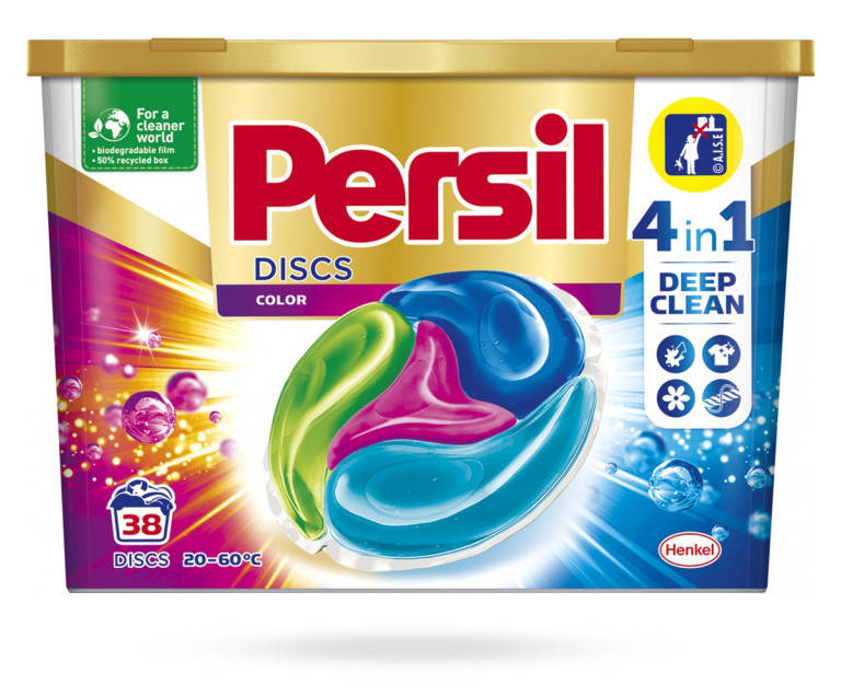 

Капсулы для стирки Persil Deep Clean Discs Color 38 шт