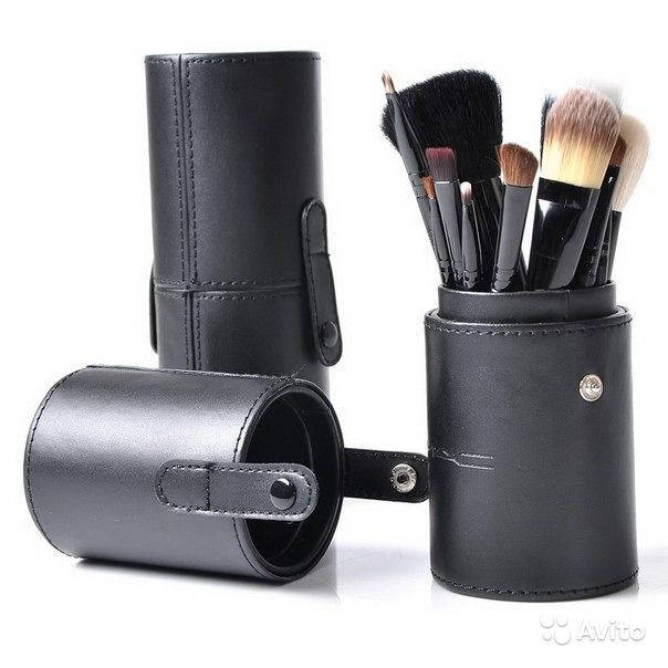 

Наборы кистей для макияжа в тубусе MАС 12 шт кисточки для макияжа глаз