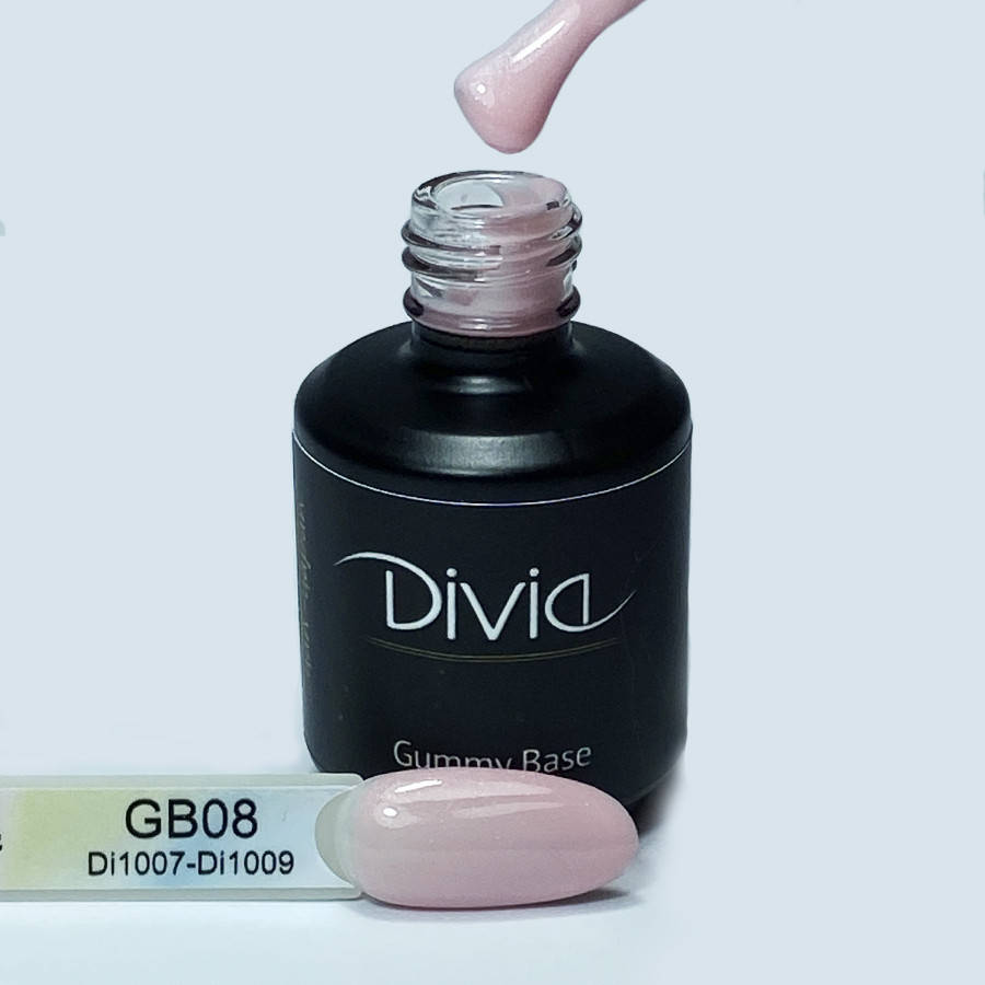 

Divia База камуфлирующая Gummy Base №GB1508 (Shimmer Peachpuff), 15 мл