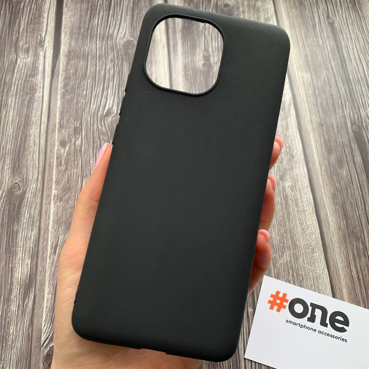 

Чехол для Xiaomi Mi 11 цветной яркий плотный силиконовый чехол на сяоми ми 11 черный