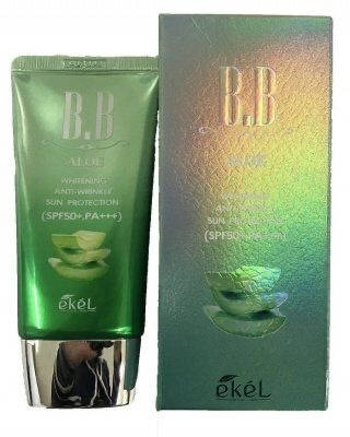 

BB-Крем для лица с экстрактом алоэ Ekel Aloe BB Cream SPF50+ PA+++