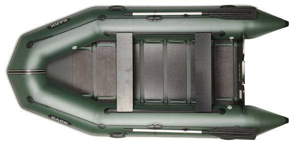 

Лодка BARK BT-330D, Четырёхместная Надувная Моторная ПВХ Барк БТ-330Д Реечный коврик Передвижные сиденья