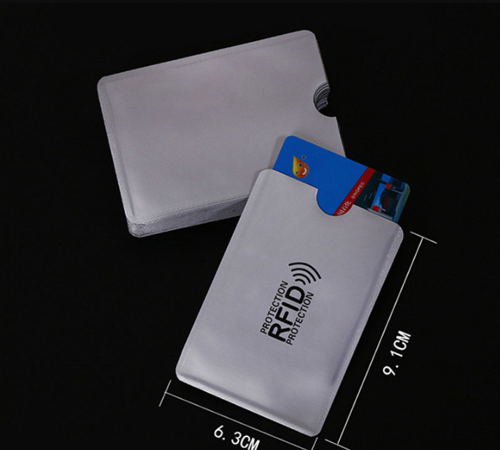

RFID - Защита карт, документов. Чехол для защиты банковских карт - 10шт.!