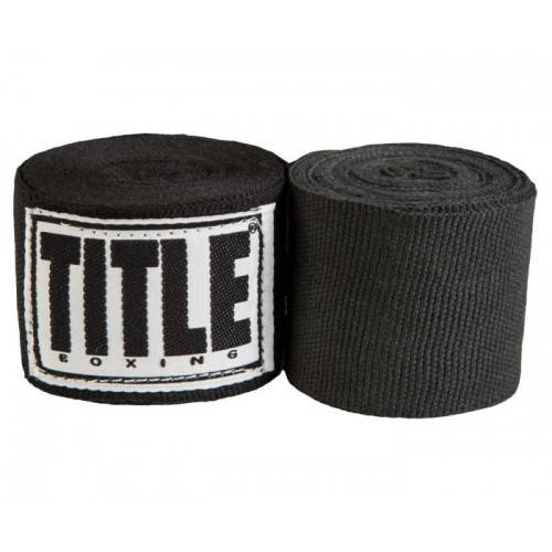 

Оригинальные Бинты TITLE Select 180" Semi Elastic Mexican Hand Wraps (4.5М) - Black 4.5M