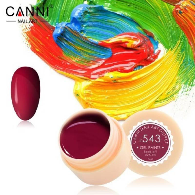 

Гель краски и гель лак 2 в 1 Canni, №543
