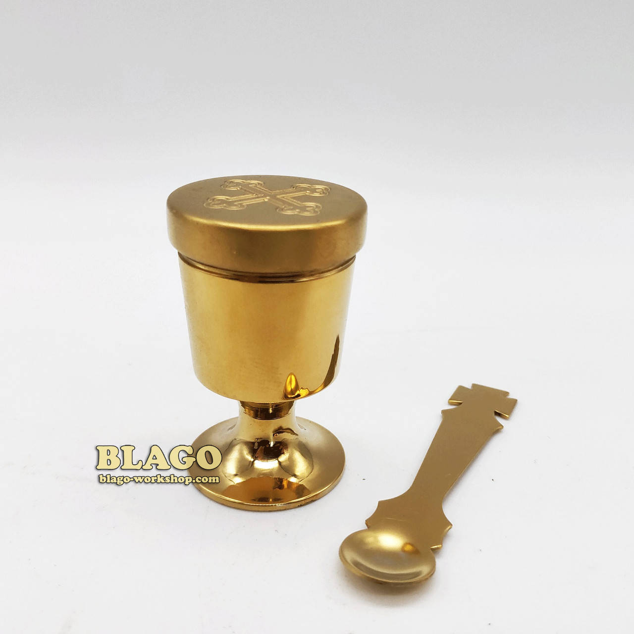 

Потир з лжицею, 5мл, Потир с лжицей, Portable communion chalice 5ml