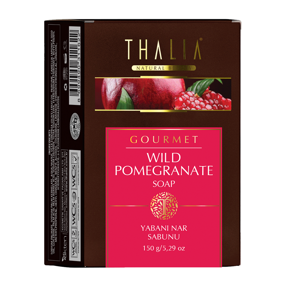 

Натуральное мыло регенерирующее Дикий гранат 150 г THALIA