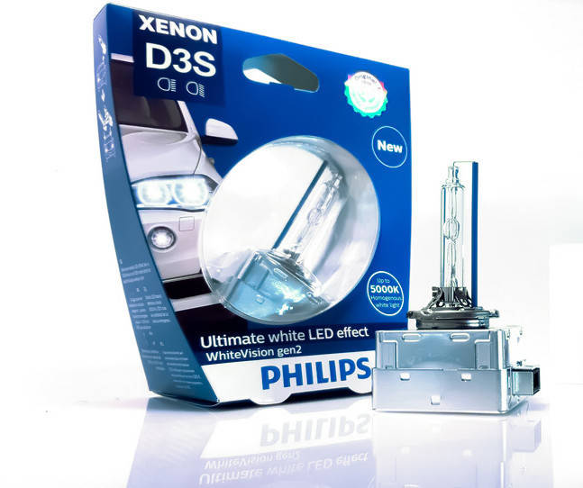 

ЛАМПА КСЕНОНОВАЯ D3S 42V 35W PK32D-5 WHITE VISION GEN2 S1 за 1шт
