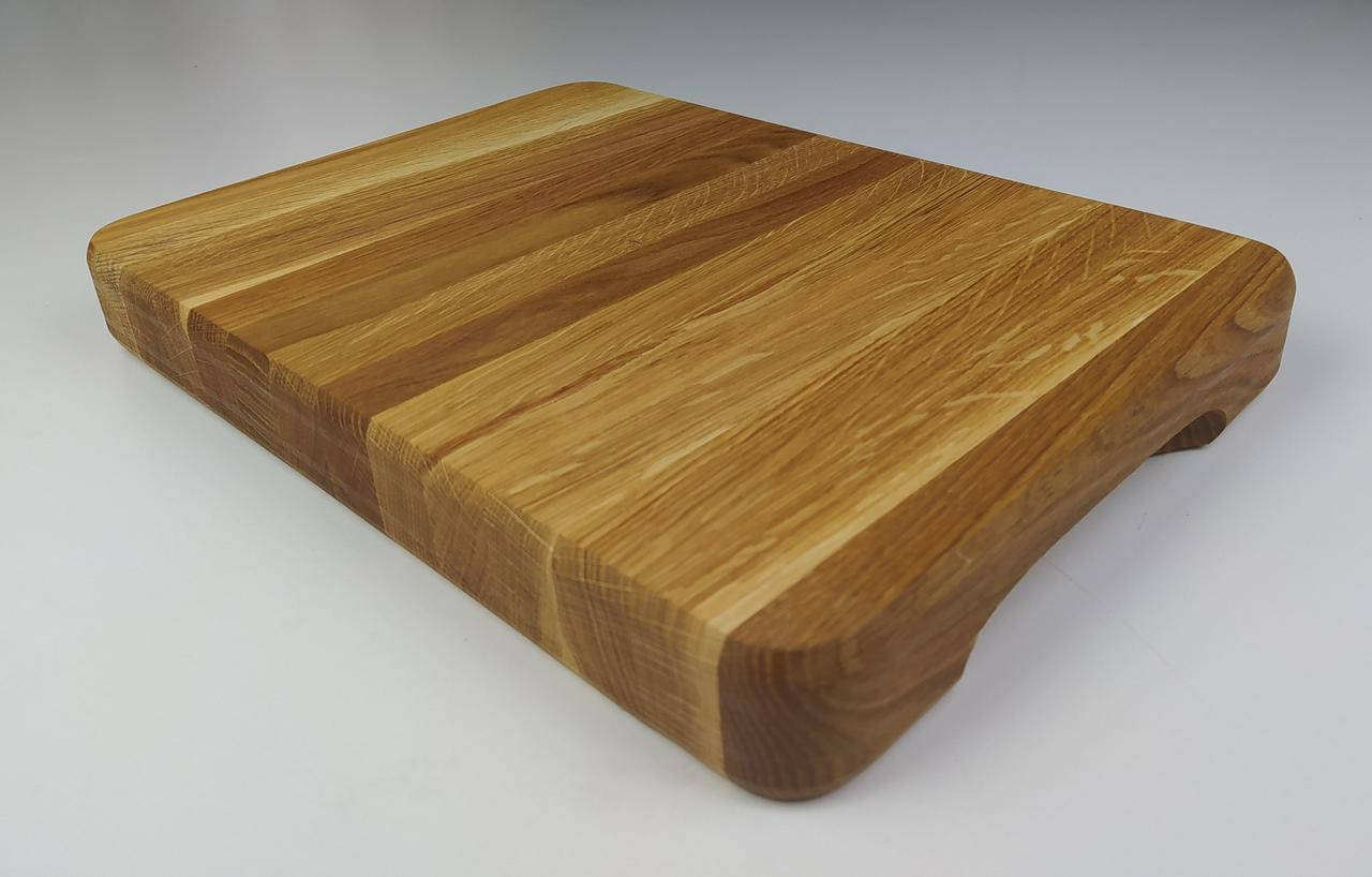 

Доска разделочная для нарезки прямоугольная дуб 35 см * 25 см, высота 4 см.