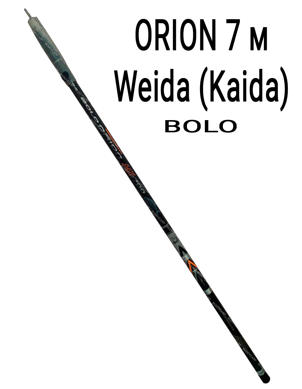 

Удочка 7 м Orion с кольцами Weida (Kaida), Черный