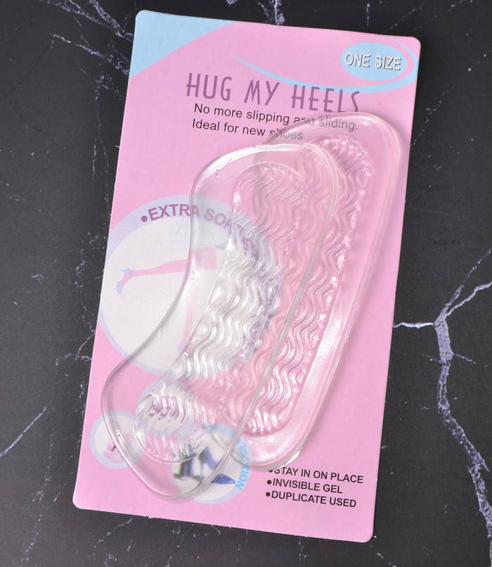 

Силиконовые вкладыши с массажером от натирания пяток HM Heels