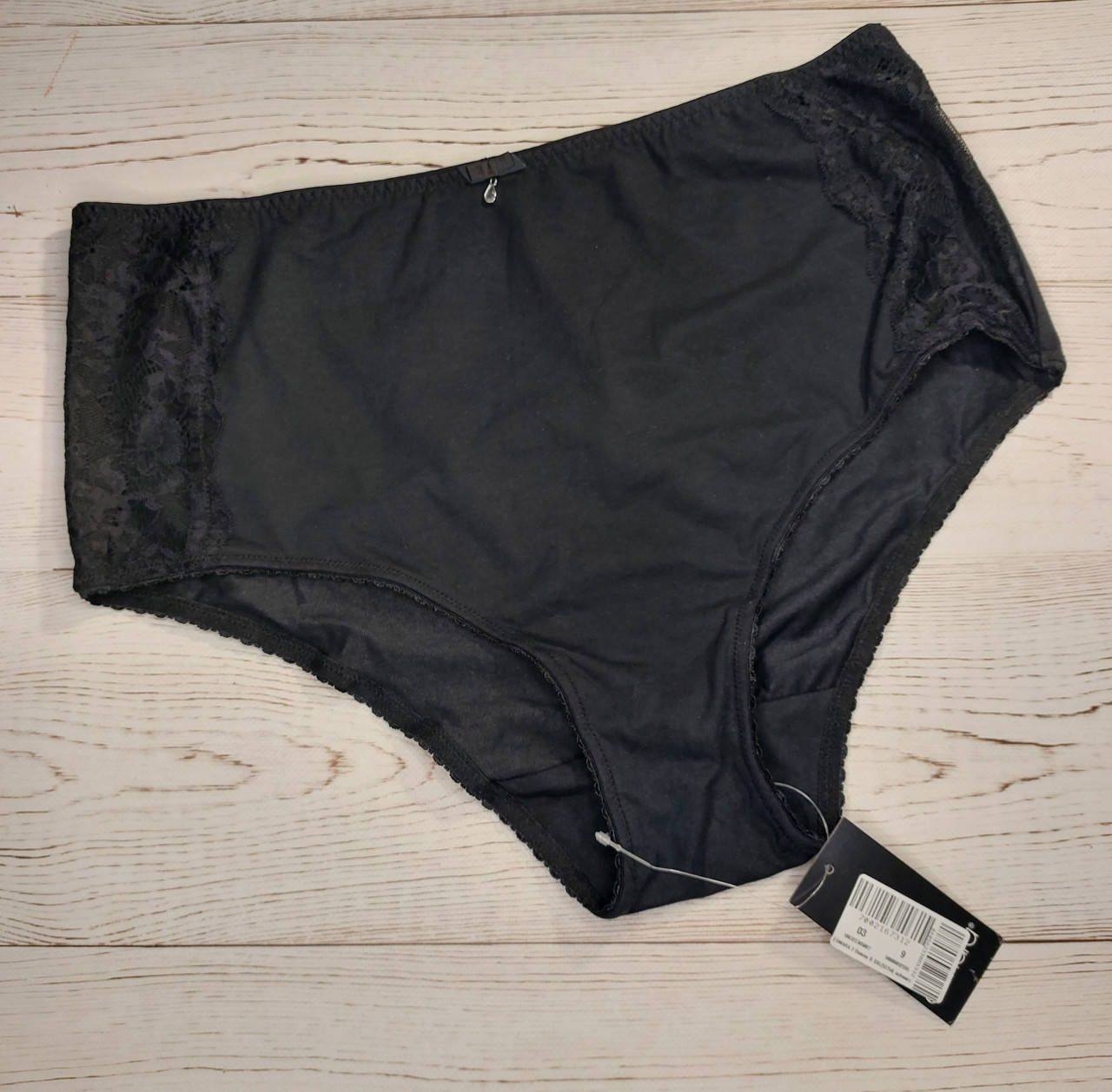 

Трусики esmara высокая посадка хлопок L(50/52) Black, Черный