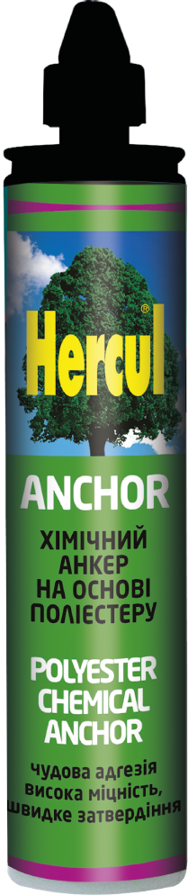 

Химический анкер на основе полиэстера HERCUL ANCHOR 300мл